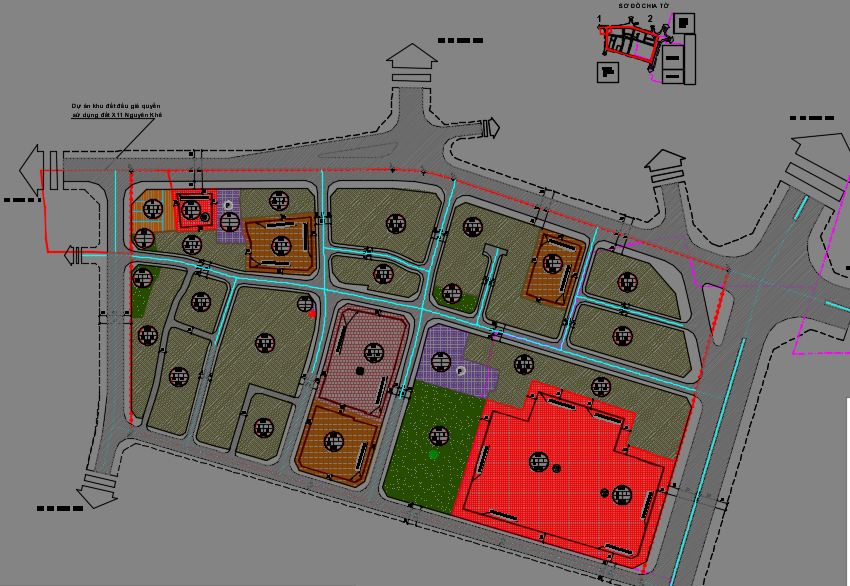 Quy hoạch chi tiết 1/500 của huyện Đông Anh